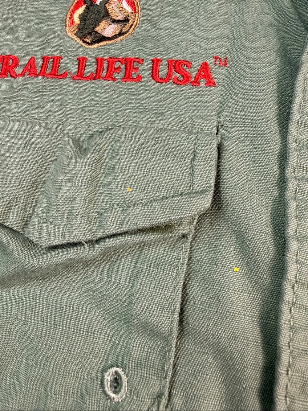 Trail Life USA Olive Green Short-Sleeve Button-Down Shirt